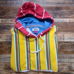 Tommy Hilfiger Sebastian Color Block Men's Sweater Hoodie Pullover Size Large